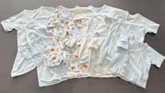 新生児用肌着セット＊ 묶음 판매 ＊単肌着とコンビ肌着４セット気洗い替えに＊男の子＊