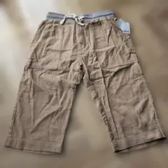 新品 Right-on プリペラリブ CROP　メンズ ハーフパンツ M