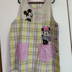 米奇與米妮 圍裙 迪士尼 保育士 保育園 幼稚園 老師