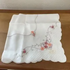 銀座和光　刺繍ハンカチ　ワコー 37㎝