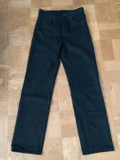 UNIQLO　スリムストレートハイライズジーンズ　woman22　ブラック