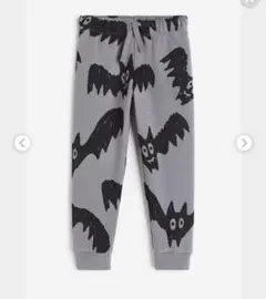 ハロウィン　H&M プリントジョガーパンツ