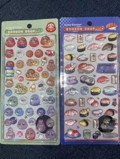 （正規品）ボンボンドロップシール　和柄　だるま　寿司