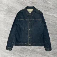 00's vintage ダーク　デニム　ジャケット　y2k Lサイズ