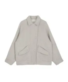 UND MOHAIR SHAGGY FLIGHT JACKET アイボリー