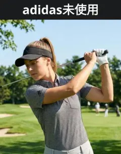 adidasゴルフ ポロシャツ ボタンダウン レディースＬ程度ユニセックス