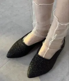グリッターフラットミュールのサムネイル