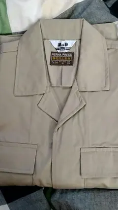 M&D PERMA PRESS ベージュジャケット LLサイズ