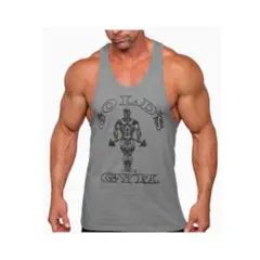 GOLD'S GYM タンクトップ グレー Sサイズ