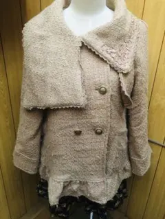 axes femme アクシーズファム レースが可愛い コート