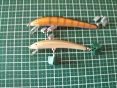ナベミノーベントミノー ルアー 2個セットトラウトバス - メルカリ