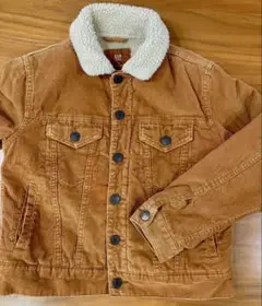 GAP★コーデュロイ★ボアジャケット 130