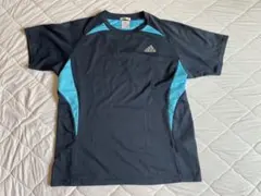 adidas CLIMACOOL Tシャツ ダークグレー/ライトブルー