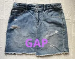 GAP KIDS デニムスカート ダメージ加工 150