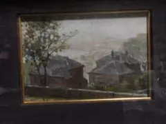 水彩画 風景画 中西繁 直筆 梅田界隈 額装 - メルカリ