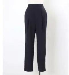 アメノチハレ プルオンスティックパンツ テーパードパンツ ブラック S