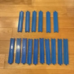 洗浄済　プラレール 直線レール10本/直線微傾斜6本