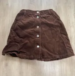 ミニスカート 冬 ブラウン