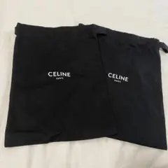 CELINE セリーヌ　保存袋　巾着袋　黒のみ　7枚　大〜小サイズ CELINE セリーヌ 保存袋 巾着袋 黒のみ 7枚 大〜小サイズ 旅行