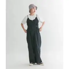 美品 KBF フロントZIPサロペットのサムネイル
