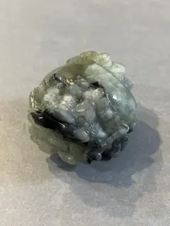 菜花玉　龍亀（ロングイ）置物③