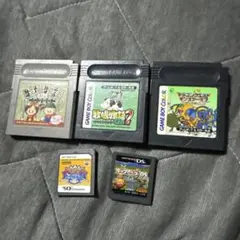 オークション レトロゲーム ゲームボーイ DS ソフト 5個セット　※箱など無し
