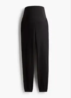 H&M MAMA ブラック ジョガーパンツ