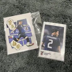 菅原由勢　サッカー日本代表　フレームログ ダイカットステッカー