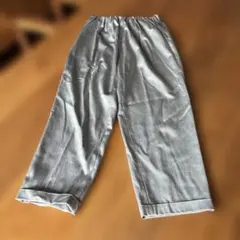 お値下げ　グレー ストレートレッグ カジュアルパンツ　ウエストゴム　36サイズ