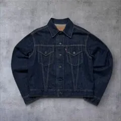 90s 極美品　リーバイス　71557 香港製　濃紺　サードトラッカージャケット