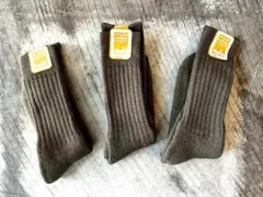 【1980Sデッドストック】新品 未使用 イタリア軍 ソックス イタリア製　３足