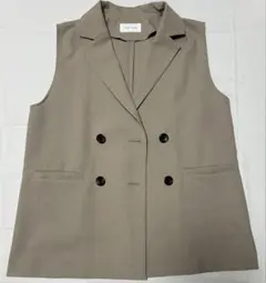 【GLOBAL WORK】 お手入れラクラクセットアップ/ジレとストレートパンツ