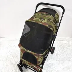 ✨限定品✨ ピッコロカーネ プリモ 迷彩柄 ペットカート 犬用ベビーカー 多頭 ✨限定品✨ ピッコロカーネ プリモ 迷彩柄 ペットカート 犬用
