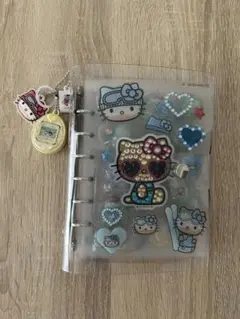 ハローキティ バインダー＆たまごっちボンボンドロップシールセット