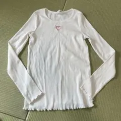 H&M ホワイト長袖トップス 134/140