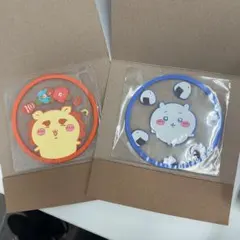 ちいかわ　クリアラバーコースター2 ちいかわ・シーサー2枚セット