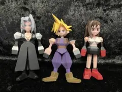 FF7 一番くじ ポリゴン 女装クラウド シークレット ティファ ザックス