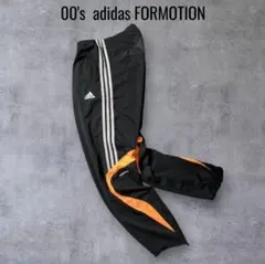 00's adidas 日本製 黒×橙 CLIMACOOL Y2K トラック