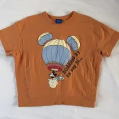 ミッキーマウス　気球デザイン　Tシャツ　110cm