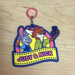 Happyくじ ズートピア ラバーチャーム ニック＆ジュディ
