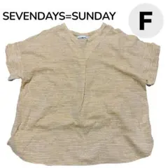 SEVENDAYS=SUNDAY スキッパーブラウス　ボーダーのサムネイル