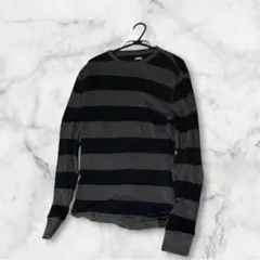 MOSSIMO SUPPLY CO ボーダー サーマル Y2K 古着 swagのサムネイル