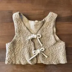 organic zoo モコモコベスト　1-2y