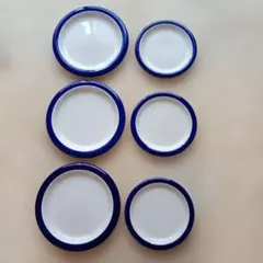 小僧寿司 陶器皿 大小6枚セット