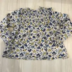 BeBe 花柄 長袖ブラウス 130