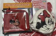 新品☆シークレットPVCウォレット ポーチセット　ディズニー ストア　ミニー