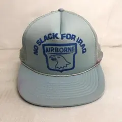 【US古着】キャップ　メッシュキャップ　トラッカーキャップ　AIRBORNE