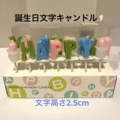 생일 캔들 레터/미사용/해피 바르데이 캔들 컬러풀