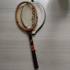 スポーツパルMizuno sportspal テニスラケット　木製　ヴィンテージのサムネイル