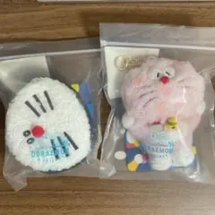 100%ドラえもん&フレンズ 香港限定 サンタイン キーチェーンぬいぐるみ